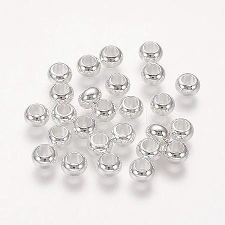 Brass Spacer Beads KK-Q083-S-1