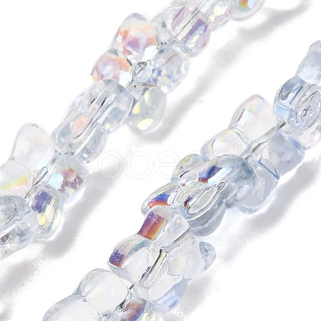 Transparent Glass Beads Strands GL-CBAAE04-02G-1