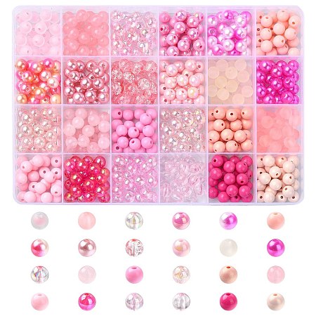 DIY Pink Series Necklace & Bracelet Making Kits DIY-CJ0001-76-1