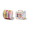 Nylon Thread, Colorful, 0.8mm, about 98.43yards/roll(90m/roll)