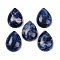 Natural Sodalite Cabochons, Teardrop, 20~20.5x15~15.5x6.5~7mm