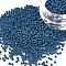 11/0 Grade A Baking Paint Glass Seed Beads, Round, Dodger Blue, 2.3x1.5mm, Hole: 1mm, about 5300pcs/50g