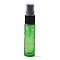 Glass Spray Bottles, Fine Mist Atomizer, with Plastic Dust Cap & Refillable Bottle, with Fortune Cat Pattern & Chinese Character, Light Green, 2x9.6cm, Hole: 9.5mm, Capacity: 10ml(0.34fl. oz)