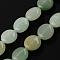 Natural Green Aventurine Stone Bead Strands, Lentil, 10x5mm, Hole: 1mm, about 40pcs/strand, 15.7 inch