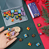 30Pcs 5 Styles Christmas Opaque Resin Cabochons CRES-SC0003-23-3
