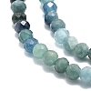 Natural Gradient Blue Tourmaline Beads Strands G-P457-A01-14A-2