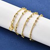2.5MM Brass Flat Round Twisted Chain Necklaces NJEW-M108-26G-5