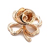 Hollow Clover Zinc Alloy Brooch for Women Dress Shawl JEWB-P010-02-2