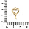 Brass Micro Pave Cubic Zirconia Pendants KK-B147-06A-G-3