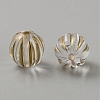 Transparent Acrylic Golden Metal Enlaced Beads OACR-WH0028-31A-2