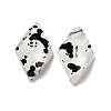 Spot Pattern Resin Cabochons LS-MRMJ-G015-13-2