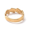 Crystal Rhinestone Oval Bar Finger Ring RJEW-D120-04G-3