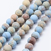 Natural Imperial Jasper Beads Strands X-G-K232-8mm-01A-1