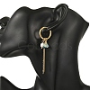 Alloy Rhinestone Hoop Earrings EJEW-JE07389-2