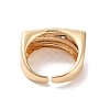Brass Open Cuff Rings RJEW-K263-02KCG-3