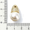 Rack Plating Brass Pave Clear Cubic Zirconia Beads KK-M282-38G-3