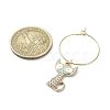 Cat Shape Alloy Enamel Wine Glass Charms AJEW-JO00221-5