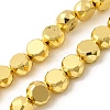 Electroplate Glass Beads Strands EGLA-F166-04B-G-1