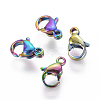 Ion Plating(IP) 304 Stainless Steel Lobster Claw Clasps STAS-H353-D-02M-1