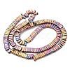 Electroplated Non-magnetic Synthetic Hematite Beads Strands G-C106-B02-01A-2