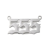 304 Stainless Steel Pendants STAS-D382-04E-P-1