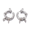 Tarnish Resistant 304 Stainless Steel Spring Ring Clasps STAS-H558-29P-1