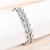 304 Stainless Steel Link Chain Bracelets for Women BJEW-C113-01P-1