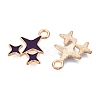 Alloy Enamel Pendants X1-ENAM-T020-38F-RS-2
