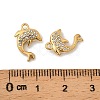 304 Stainless Steel with Crystal Rhinestone Charms STAS-G358-05G-08-3