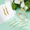 30Pcs 3 Styles 304 Stainless Steel Chain Extender STAS-DC0016-78G-5