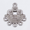 Alloy Rhinestone Connector Settings EA10681Y-2