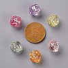 Transparent Acrylic Beads TACR-S154-33C-5