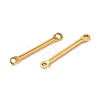 Ion Plating(IP) 304 Stainless Steel Connector Charms X-STAS-Q323-04D-G-2