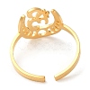 304 Stainless Steel Open Cuff Ring RJEW-K251-05G-3