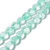 Transparent Glass Beads Strand GLAA-F112-03B-1