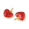 Brass Enamel Pendants KK-K364-25A-01-2