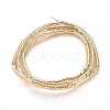 Electroplated Non-magnetic Synthetic Hematite Beads Strands G-G826-09-2mm-3