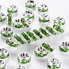 Brass Rhinestone Spacer Beads RB-A014-Z8mm-07S-NF-1