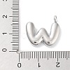 Rack Plating Brass Balloon Letter Pendants LS-KK-C050-01P-W-3