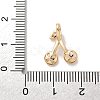 Brass Micro Pave Clear Cubic Zirconia Pendant Cabochon Settings LS-KK-A244-07G-3