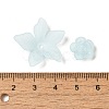 Frosted Transparent Acrylic Beads OACR-U006-03F-3