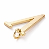 Golden Brass Pendants KK-P194-01G-V-2