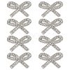 8pcs Glass Rhinestone Iron on/Sew on Patches DIY-FG0007-65-1