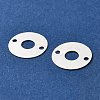 Brass Connector Charms KK-F907-02C-S-3