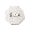 Eight-Diagram Tactics with Yin Yang Alloy Brooch Pin JEWB-K008-02P-2