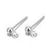 925 Sterling Silver Ear Stud Findings STER-K167-042A-S-1