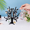 Opaque Acrylic Earring Display Tree Stands ODIS-WH0025-117-3
