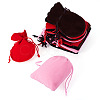 24Pcs 8 Styles Gourd & Rectangle Velvet Drawstring Packing Bags TP-TA0001-07A-3