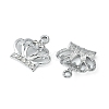 Alloy Rhinestone Pendants ALRI-YW0001-06-2