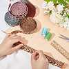8 Yards 4 Colors Ethnic Style Embroidery Polyester Ribbons OCOR-BC0005-65-3